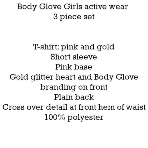 NWT Body Glove Girls soft grey & tie dye sweatsuit active wear 3 piece set, 18M - Picture 5 of 13